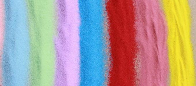 Sable coloré calciné à haute température pour la peinture et l'artisanat 0