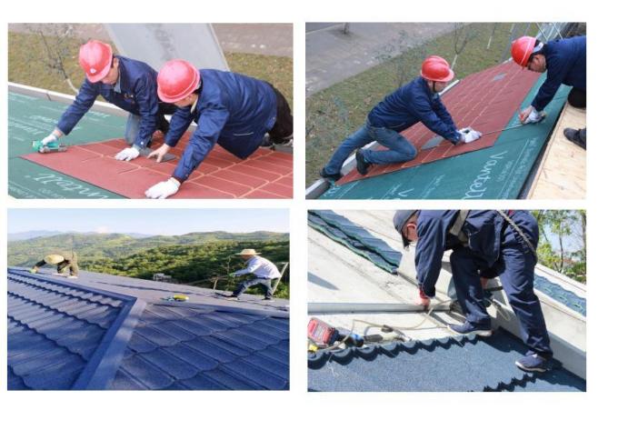 SGS Carreaux de toiture revêtus de pierre 7